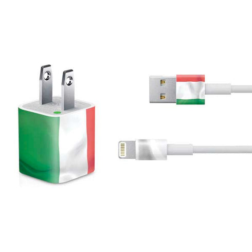 Italy Flag iPhone Charger (5W USB) Skin